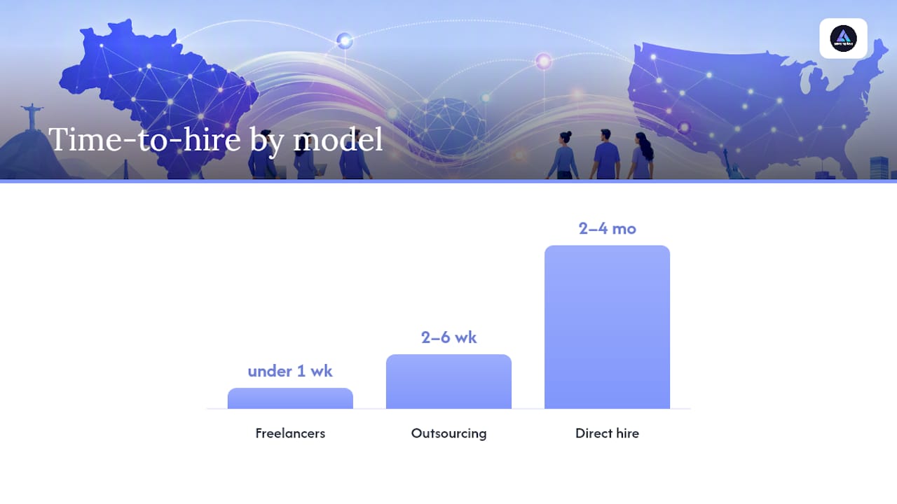 Comparison of three developer hiring models
