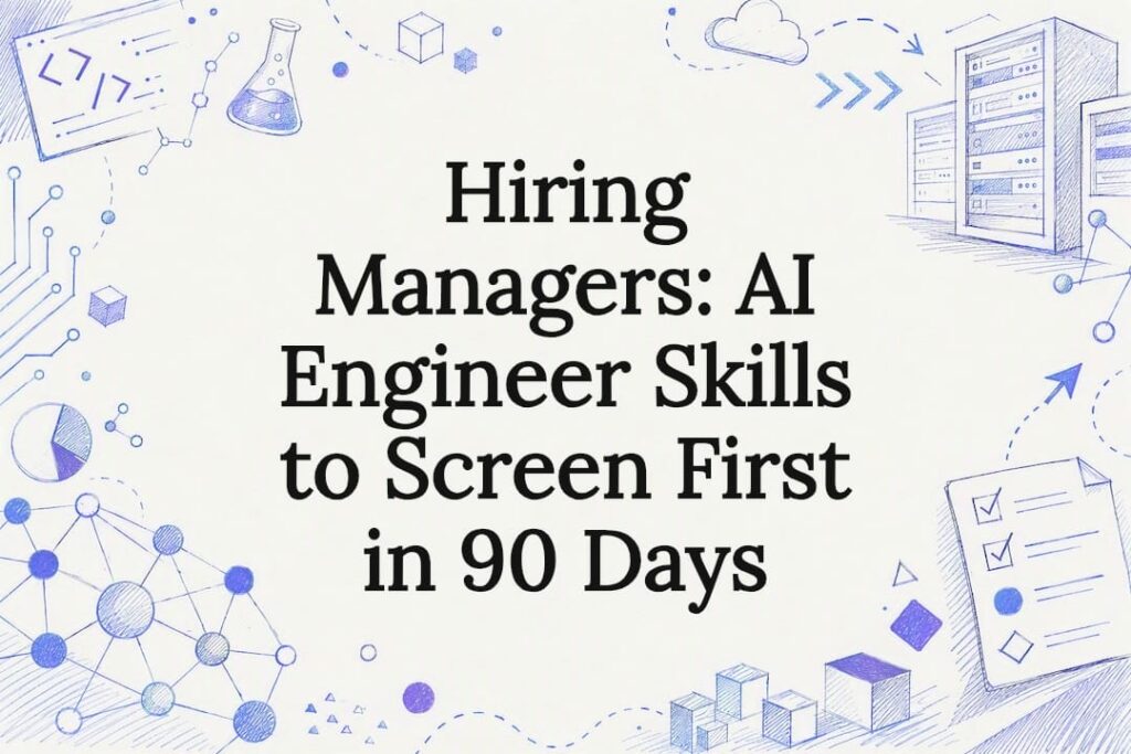 AI engineer hiring skills title card