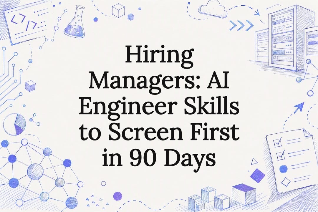 AI engineer hiring skills title card