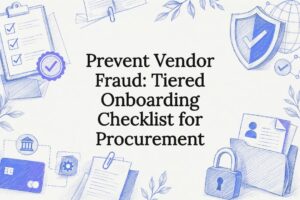 Decorative vendor verification title card