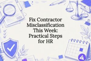 Contractor compliance article title card