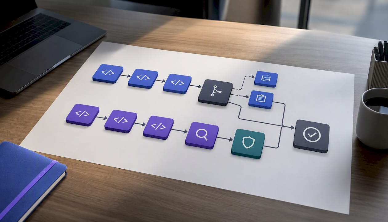 Code provenance and governance review workflow