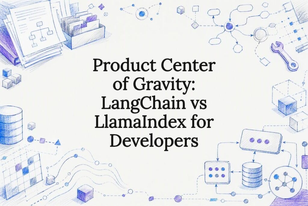 Decorative AI framework comparison title card