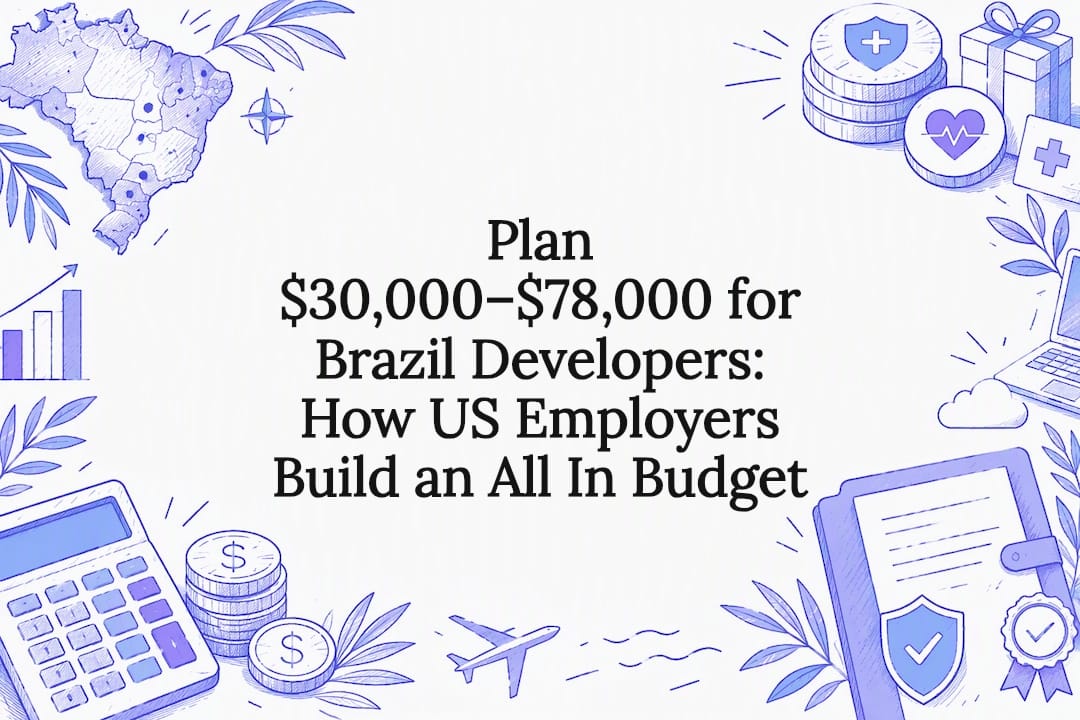 Decorative Brazil developer budget title card