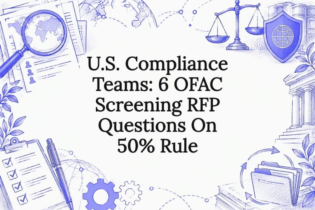 Decorative OFAC screening RFP title card