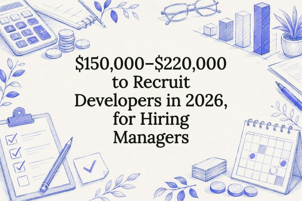 Developer recruiting cost title card