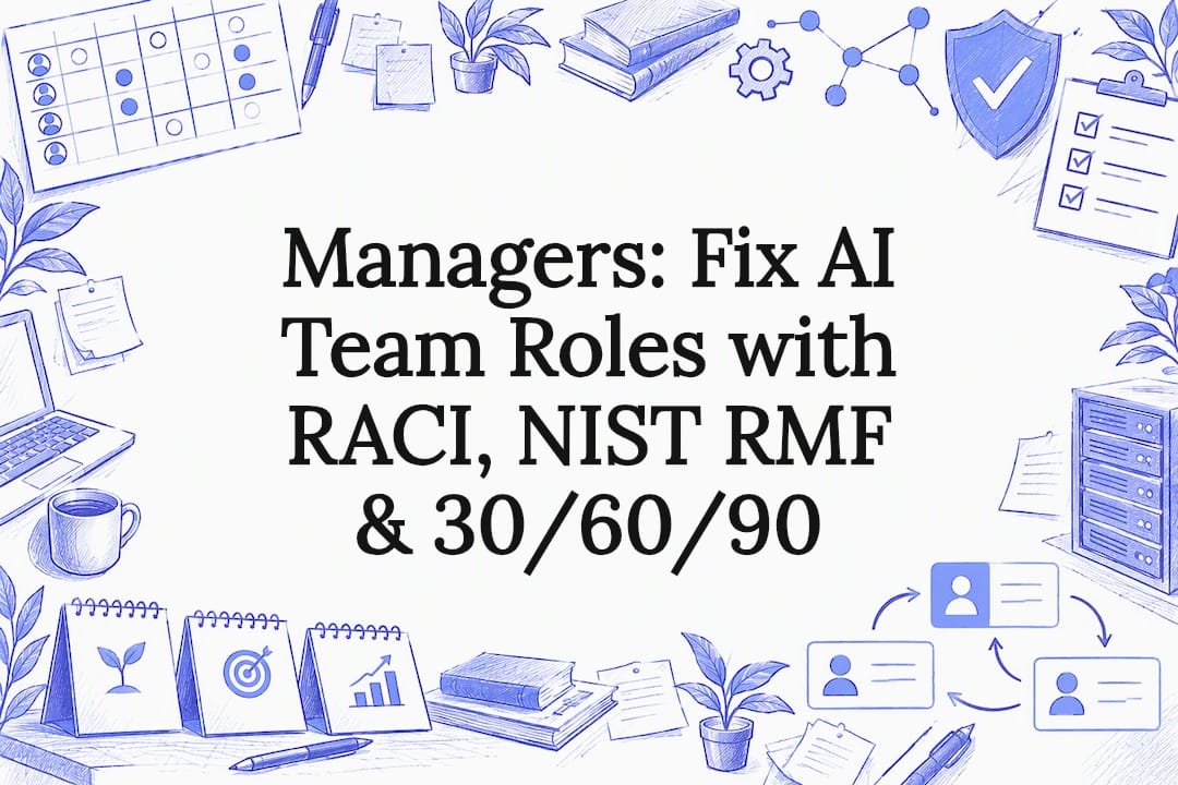 AI team roles responsibility title card