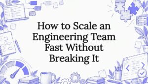Hand-drawn engineering title card illustration