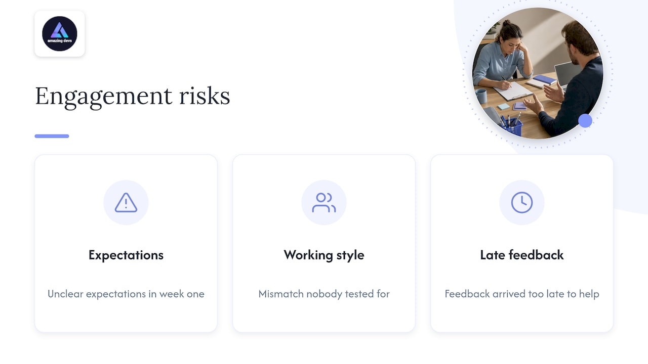 Three causes of struggling contractor engagements
