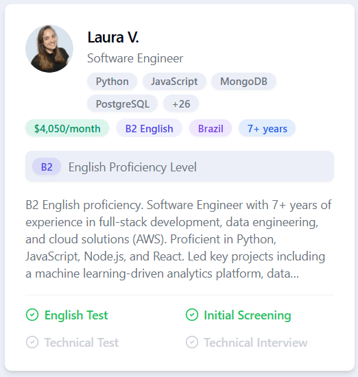 Amazing Devs Portal Candidate